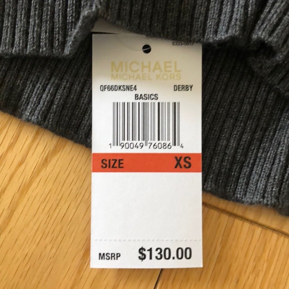 NWT XS Michael Kors cowl turtleneck sweater - Picture 2 of 7